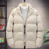 Winter double-sided cotton-padded men's winter new casual trendy brand loose large size casual couple men