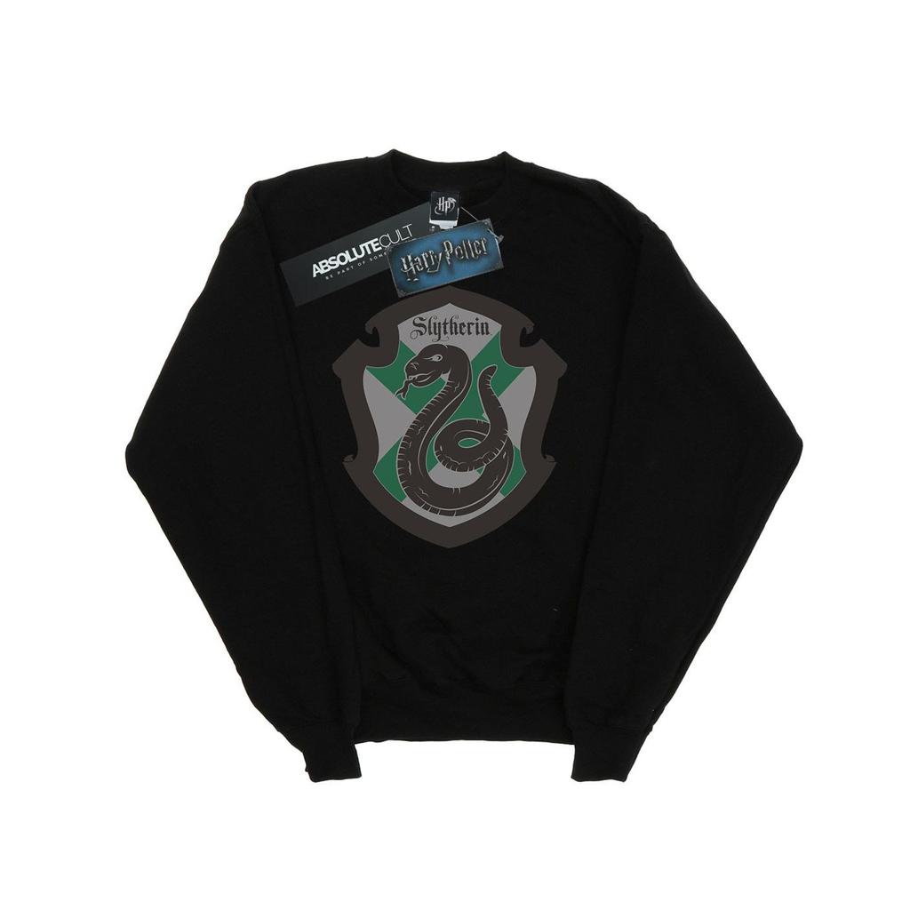 Harry Potter Womens/Ladies Slytherin Crest Flat Sweatshirt