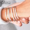 Emanco Bracelet Modern Minimalist Stainless Steel Fashion Bracelet Daily Commuting Jewelry Women's Geometric Open Bracelet