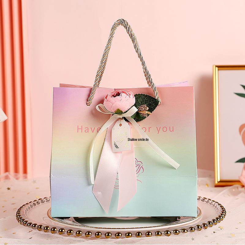 Wedding & Birthday Gift Paper Bag - Souvenir Candy Box & Handbag