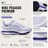 Nike Baskets Pegasus Premium Persian Violet pour homme, violet fantôme noir, HQ2592-004