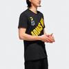 Adidas Neo Stor Logotrykk Strikket Sports T-skjorte Herre Topper Svart EI4513