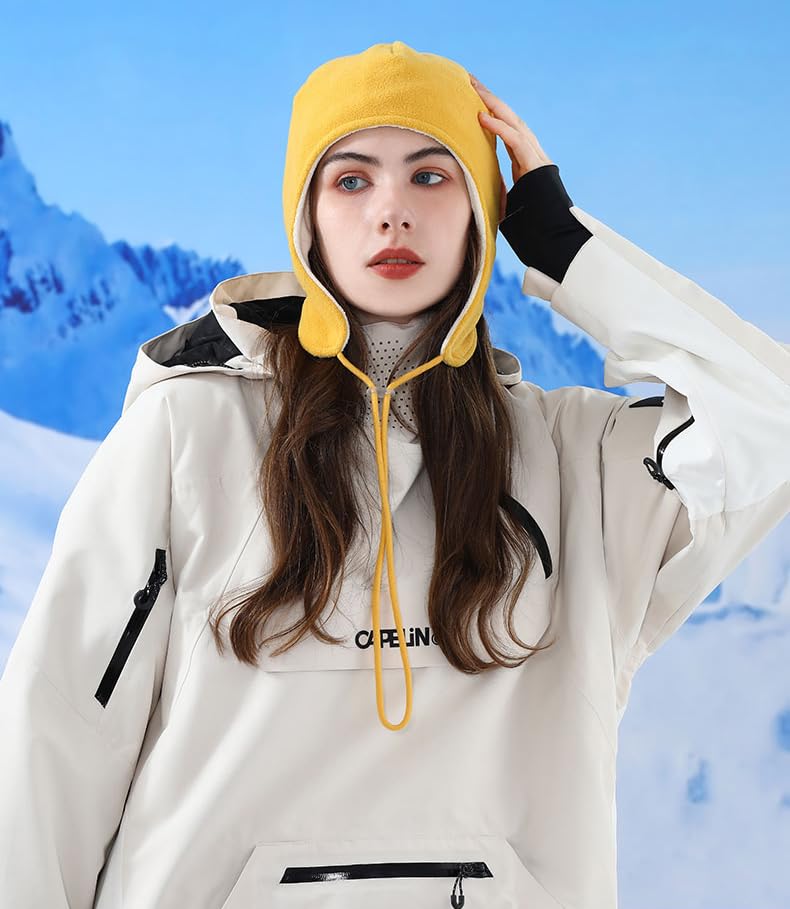 HEADBONE Neck Face Hat for Winter Cold Protection Adjustable Cold UV for Skiing Alphabet Warmer, Cover, [Thick, Comfortable, Stretchy, Cord] Soft,