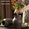 Handmade Retro Terracotta Vase for Dried or Fresh Flowers