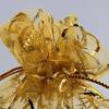 100Pcs Champagne Eyelash Organza Drawstring Pouches Jewelry Wedding Gift Bags