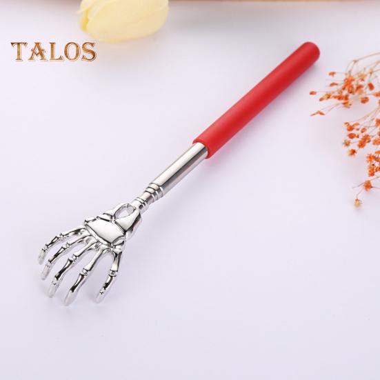 5Pcs Extendable Back Scratcher Heavy Duty Stainless Steel Portable Hard-to-Reach Areas Telescopic Back Scratcher Massager Tools