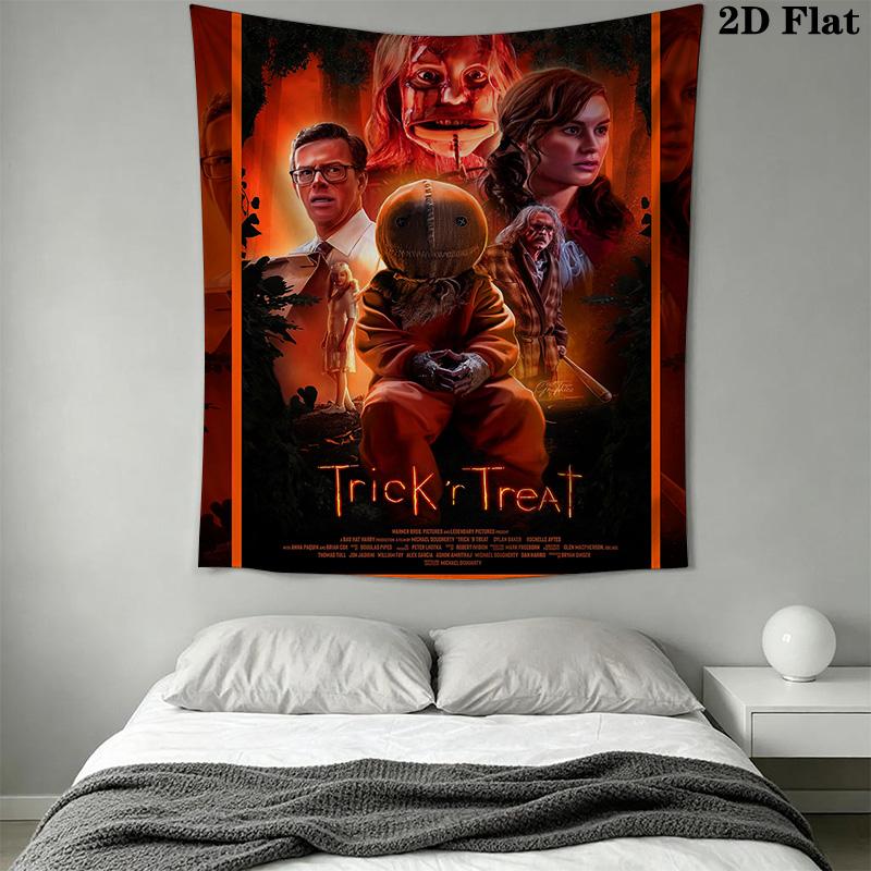Horror Movie Characters Tapestry Tapestry Background Cloth Wallmounted Wall Covering Decoration Christmas Gift Homestay Soft Decoration Tapestry