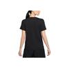 Nike Sportswear Flying Bird Pattern Printed Cotton Casual Soft Comfortable Classic Crew Neck Short Sleeve T-Shirt Women T-Shirt Black FB8096-010