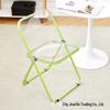Amber Acrylic Transparent Folding Chair