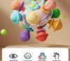 Manhattan Atom Ball Baby Toy: Educational Teether for 3-6 Months, Grasping Training for Babies 0-1 Year Old