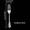 1Pcs Luxury Western Silverware Cutlery Dinnerware Set Flatware Steak Knife Fork Spoon Dinner Tableware Restaurant Cooking Room Tool
