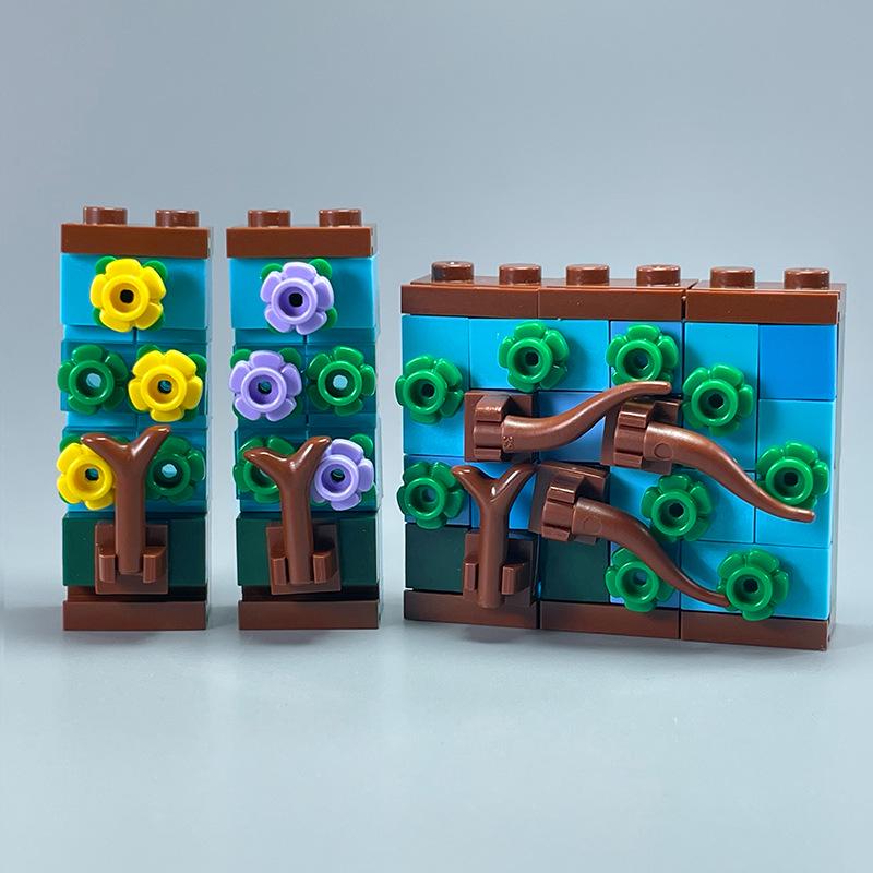 

MOC Building Blocks for DIY Home Decoration: Assembled Small Particle Frame for Living Room & Bedroom Decor
