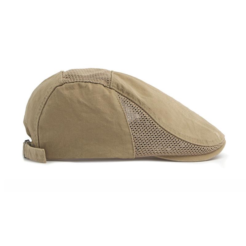 Casquette Forward en Maille d'Été pour Homme Casquette à Visière Respirante Casquette Respirante Protection Solaire Béret Rétro