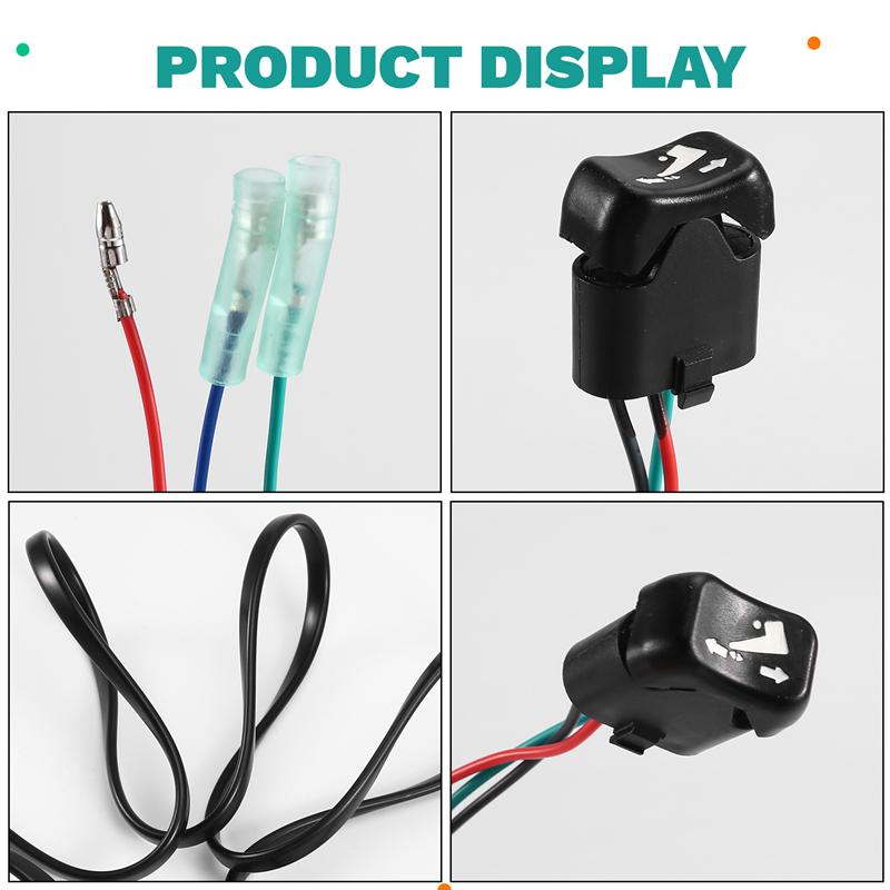 A51K-For Outboard Motor(70Cm/27.6In Line Length) Trim& Tilt Switch Assy 704-82563-31-00 Part Numbers 704-82563-31 704-825