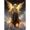 Nordic Religious Art Benevolent Portrait Of The Virgin Mary Archangel Canvas Painting Living Room Modern Aesthetics Home Decor