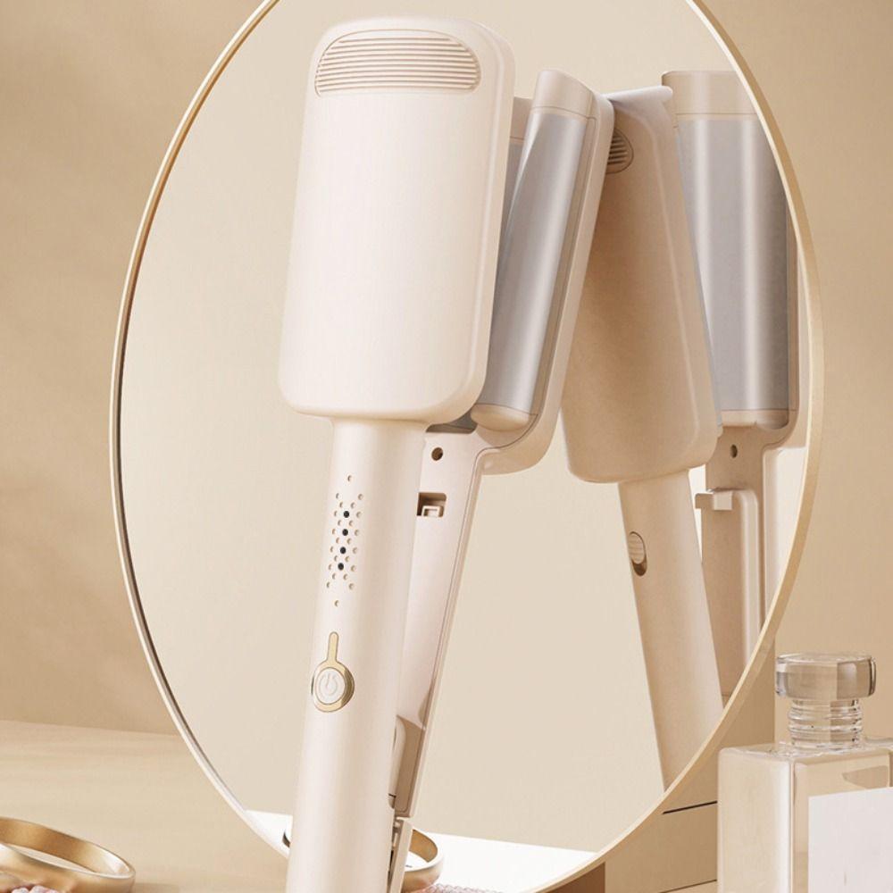 Rotating Deep Wave Hair Curler 4 Temperature Adjustable Wavy Hair Curler  Salon