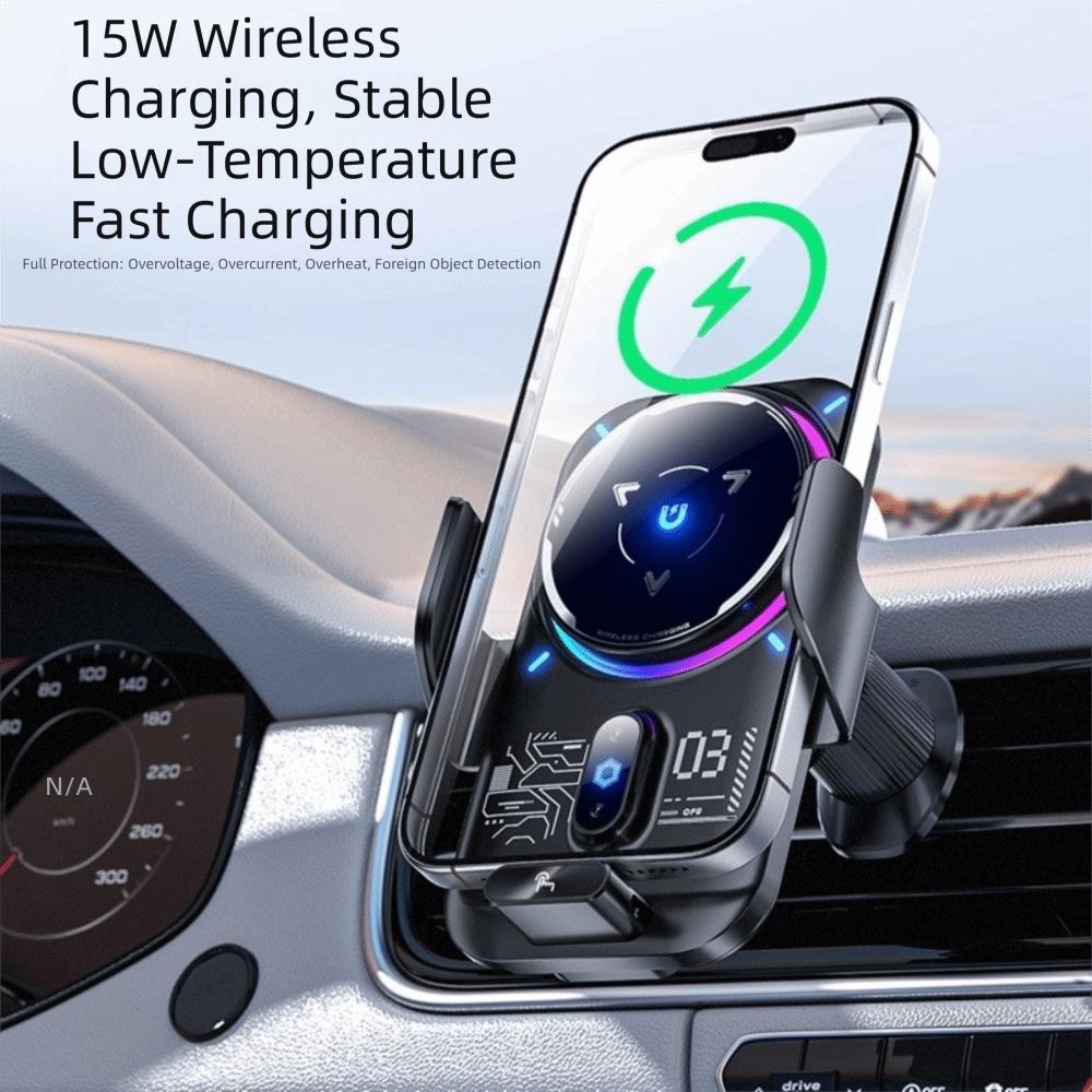 Magnetic Wireless Car Charger Fast Charging Auto Induction Wireless Charger Mobile Phone