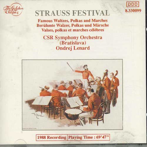 

CD ONDREJ LENARD - Strauss Festival .vol.1 8330099 GOLDEN CLASSICS Non Japan Classical Used