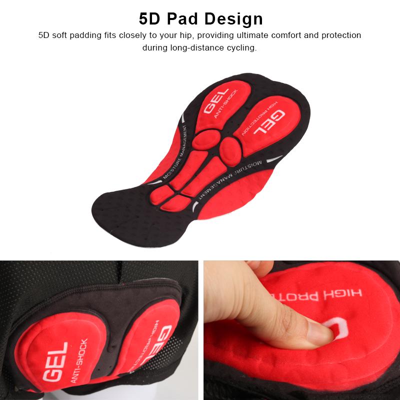Radlerhose, atmungsaktive Mesh-Unterwäsche, 5D-Gel-Pad, stoßfeste Rennrad-Unterhose, MTB-Fahrradunterwäsche, Sommer für Herren