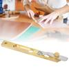 Couteau à parer le cuir multifonction en laiton Outil d'artisanat DIY