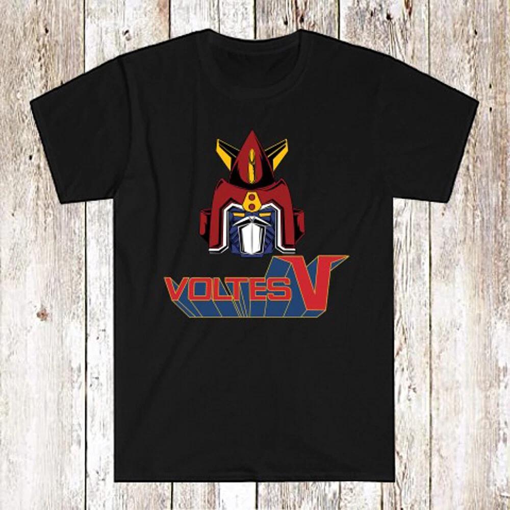 Voltes V Head Mecha Japan Anime Cartoon Men s Black Size S-5XL XL