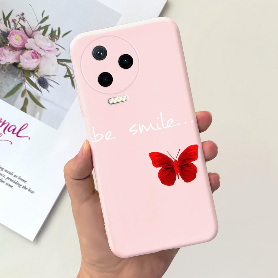 For Infinix Note 12 Pro 4G 6.7" Case Cartoon Astronaut Love Soft Silicone Black Pink Cover For Infinix Note 12 2023 Phone Case