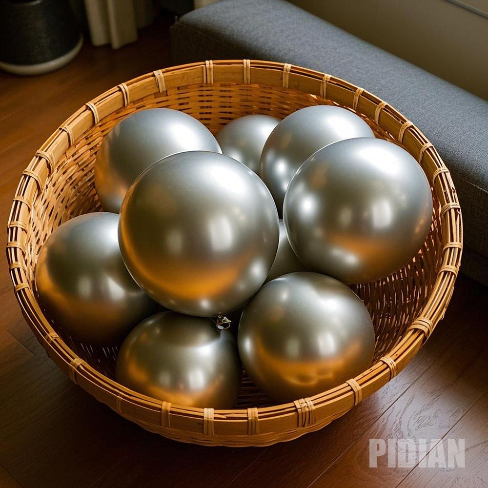 5-18inch Chromium Metal Balloons Happy Birthday Party Decorations Wedding Birthday Party Inflatable Air Balloons for Kids Gift