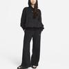 Nike Sportswear Phoenix Plush Solid Logo Drawstring Wide Leg Fleece Pants Women bottoms Black FN3623-010