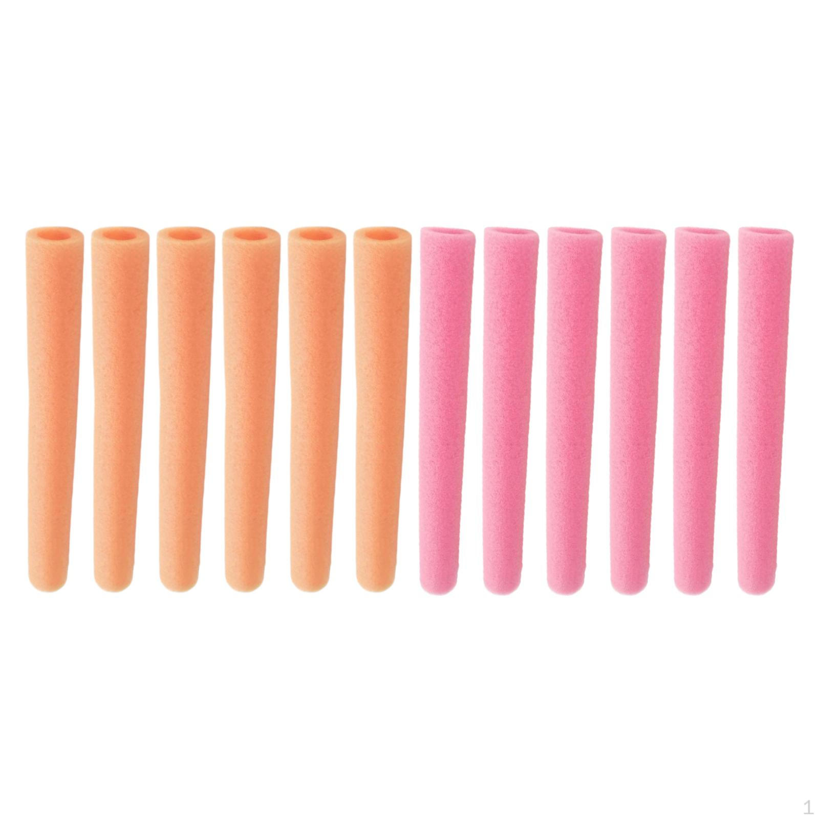 

12 Pack 40cm Trampoline Pole Covers, Portable Accessories, Replacement Parts for Pink Orange