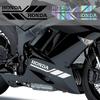 BDN3 Reflective Motorcycle Stickers Suitable for Honda CBR1000 CBR600RR CBR650R Motorcycle Body Shock Absorber Decoration Sticker