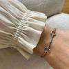 CE Certificate Water Proof Horsebit Bracelet Minimalist Equestrian Jewelry Snaffle Bit Stackable Charm Bracelet for Women