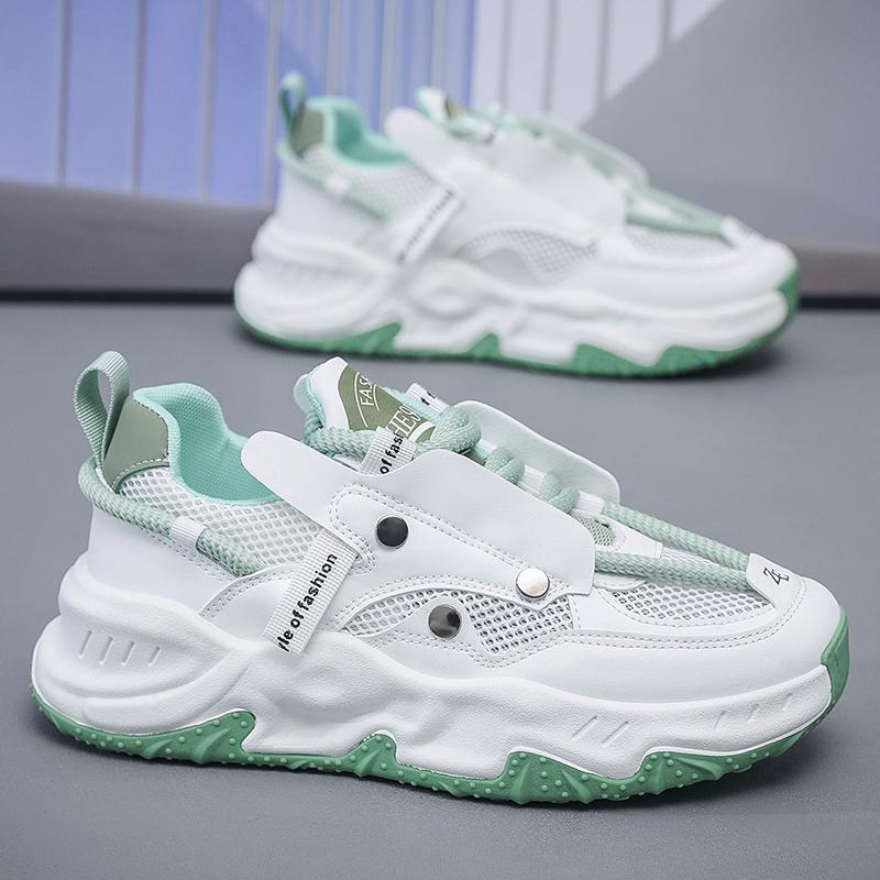 Neue Herren bequeme Outdoor bequeme Sneaker Sommer große Mesh-Schuhe Atmungsaktive Daddy-Schuhe Herrenschuhe tenis masculino