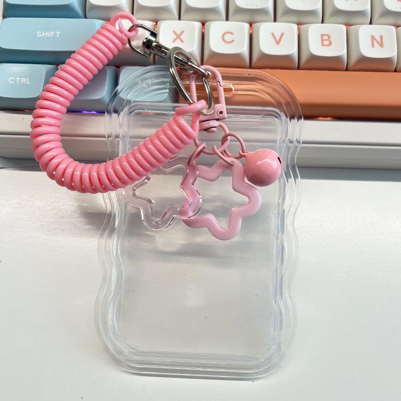 

Heavy Duty Retractable ID Card Holder with Keychain & Wrist Strap - Secure Locking Anti-Theft Design for Students