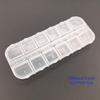 Mini Transparent Plastic Storage Box for Beads and Jewelry