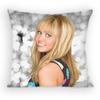 HHannah MMontana Pillow Case Sofa Living Room Bedroom Headboard Backrest Cushion Square Cushion Nap Time