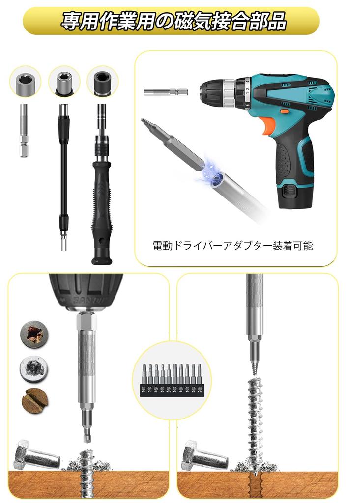 MOVMAO 2025 Precision Screwdriver 145 in 117 Special Tool Kit for DIY Repair Dedicated Case with Deep Black Set, 1, Bits, Torx, Magnetic, Non-Slip