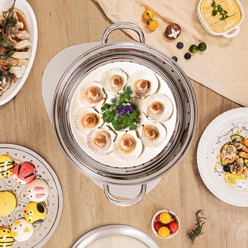 KOBACH 30cm 3-Tier Stainless Steel Steamer Pot