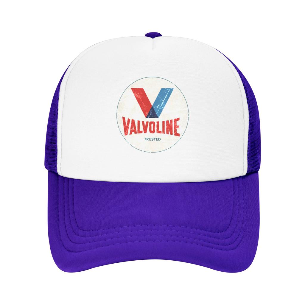 Casquette de baseball en maille Valvoline Vintage Huile Moteur Mode Convient aux Petites Circonférences de Tête Chapeaux Pour Femmes
