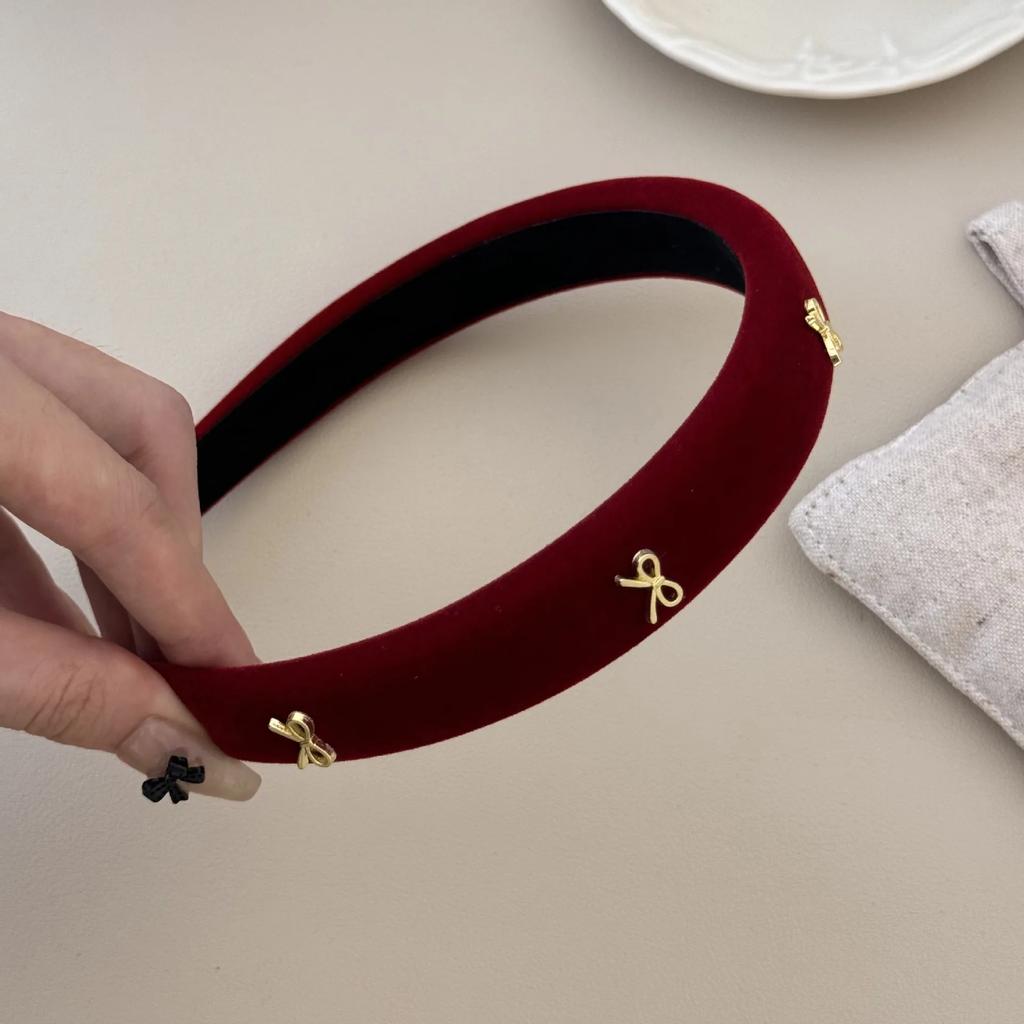 Hair accessories for women girl headbands korean band vintage bow popular leading fashion hoop washing adults kpop new in
