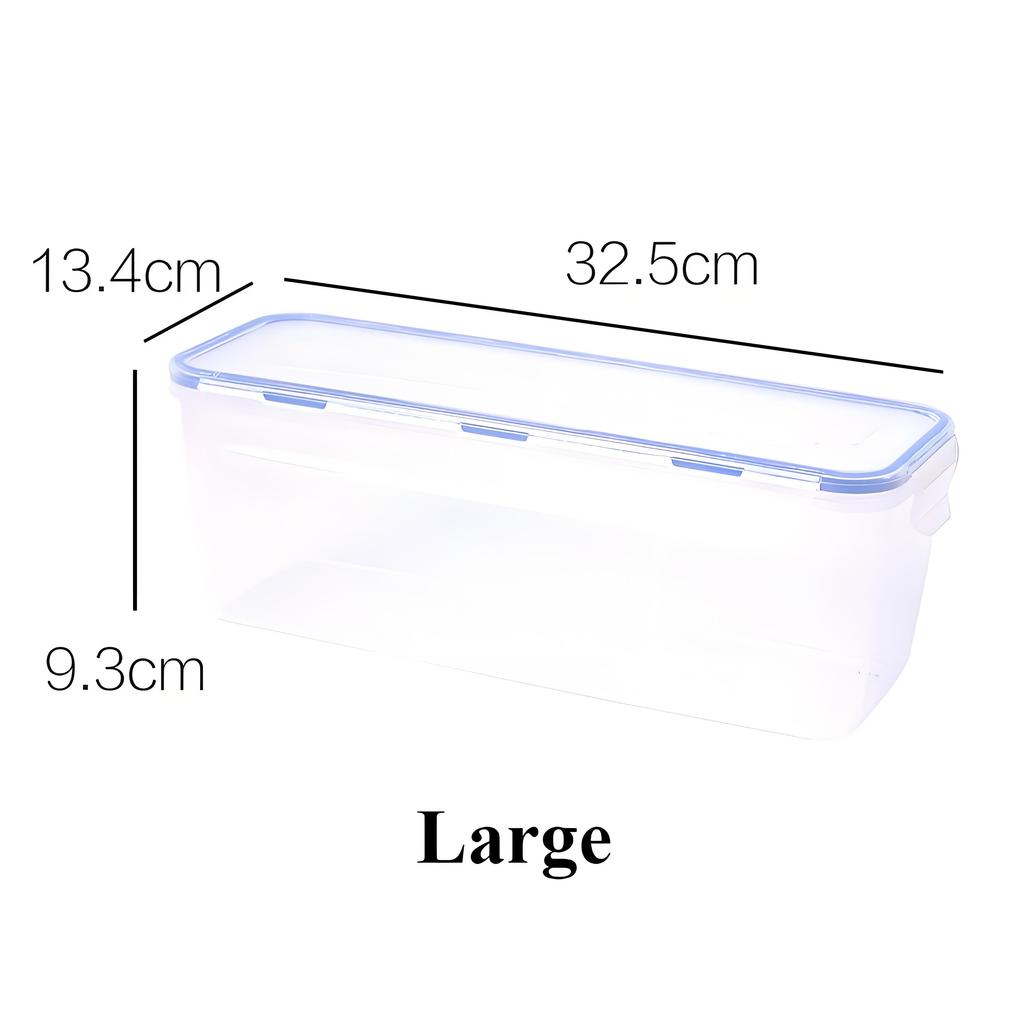 Airtight Bread Keeper Container | Lock Freshness for Sandwich & Loaf Bread | Space-Saving Kitchen Pantry Organizer with Lid