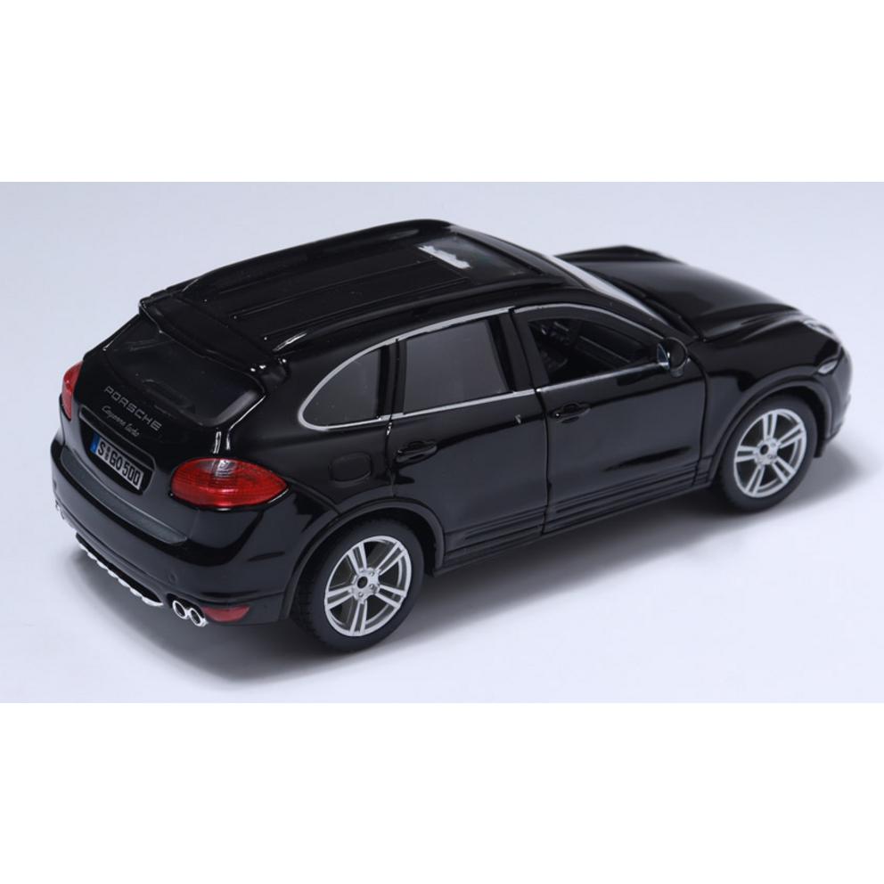 Bburago 1:24 Black Porsche Cayenne Turbo Diecast Model Car