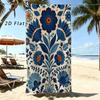 Hello Summer Colorful Flip Flop Pattern Beach Towel Quick Dry Microfiber Large Towel For Swimming Pool Beach Bath Outdoor