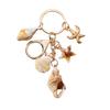 Beach Keychain Pendant Imitation Shell Conch Starfish Design Handbag Pendant Keyring Bag Charm Wallet Accessory