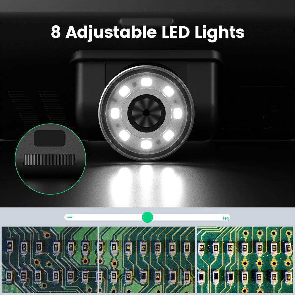 HD 10,1 Zoll Digitalmikroskop für die Reparatur von Mobiltelefonen und Uhren