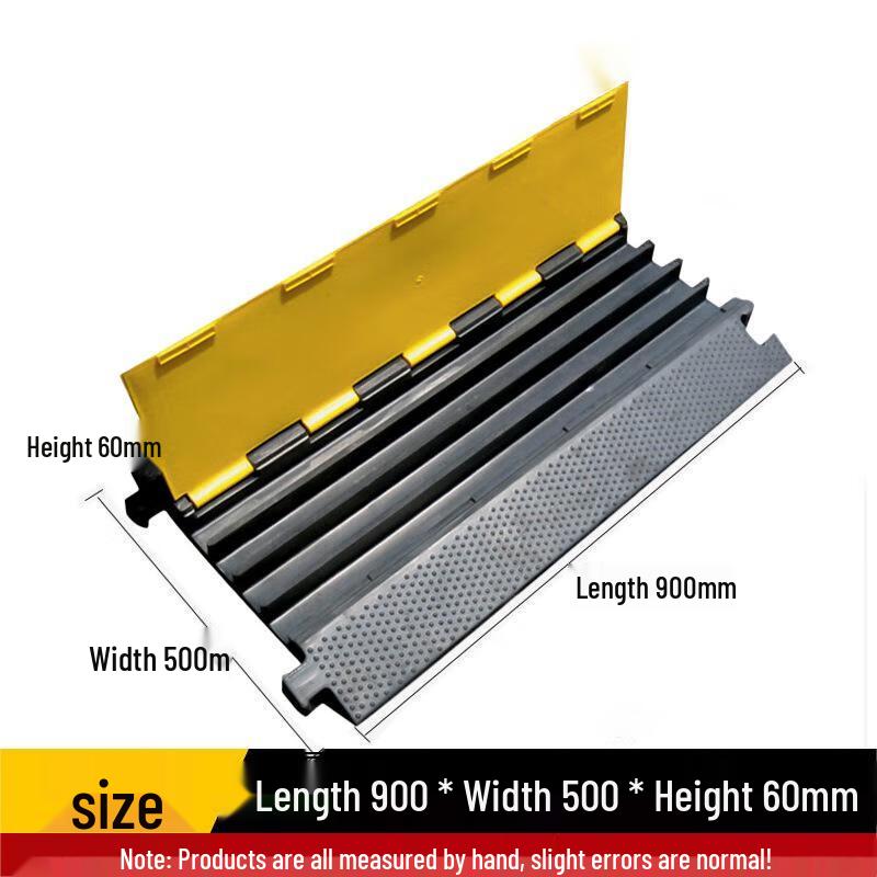 Heavy-Duty PVC Cable Protector Ramp