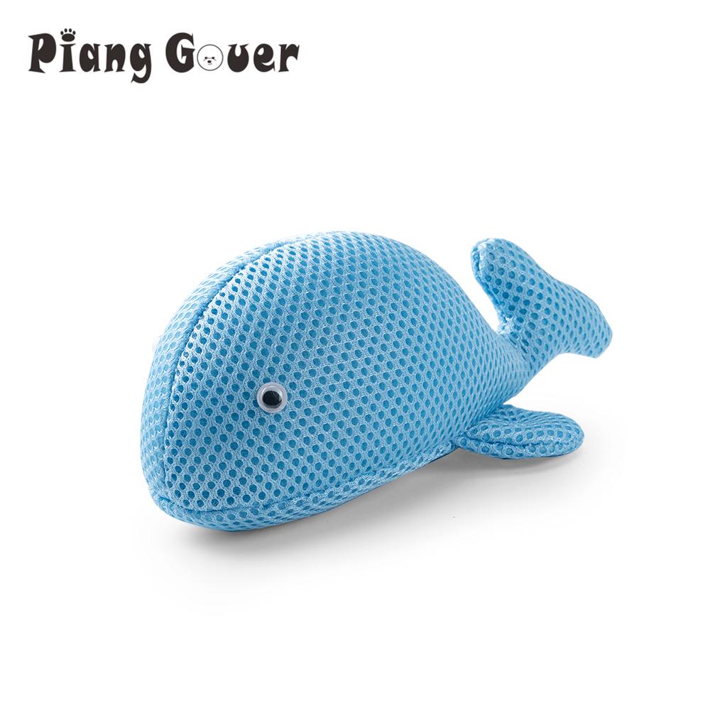 Blue Fish Catnip Cat Toy Interactive Cute Blue Whale Pet Toy синий