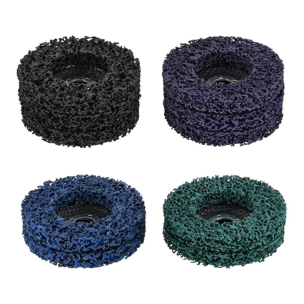 10Pcs Paint Strip Discs for Angle Grinder Rust Remover Metal Wood Surface Stripping Quick Grinding Wheel Replacement 4/4.5inch