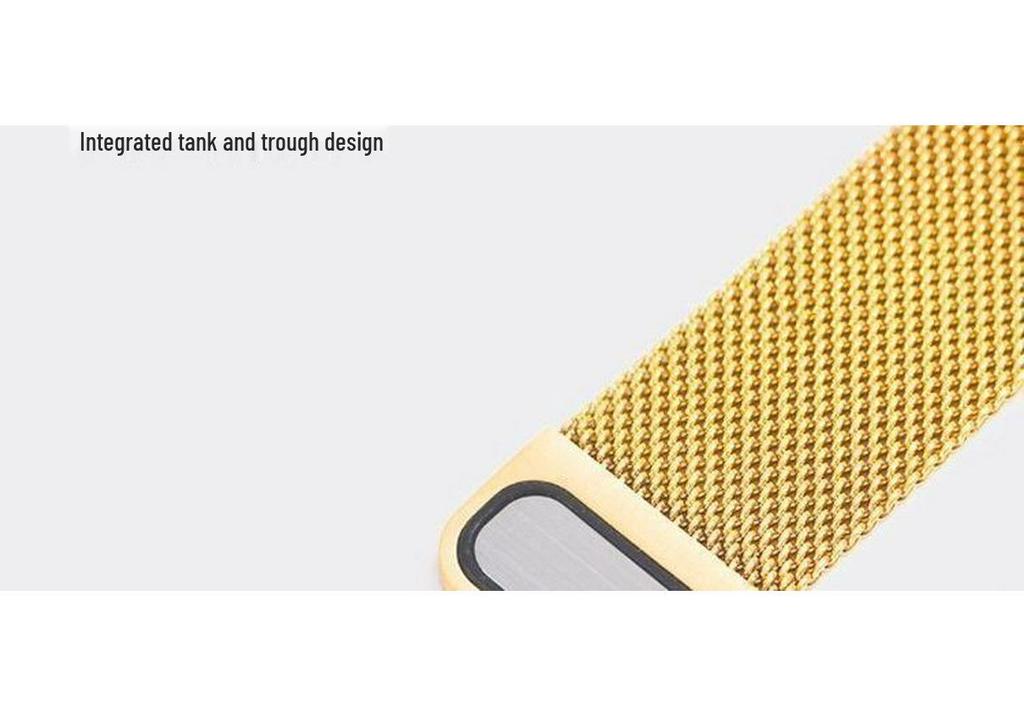 1422mm Magnetic Stainless Steel Milanese Strap, 20mm, Compatible with Xiaomi, Samsung, Huawei Devices, Flat Head Design, 18UK.