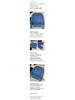Belgian Chimes Blue V-Neck Cable Knit Sweater – Women's Autumn Long Sleeve Knitwear