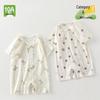 Thickened 120g Cotton Winter Baby Jumpsuit - Warm Padded Bodysuit for Crawling